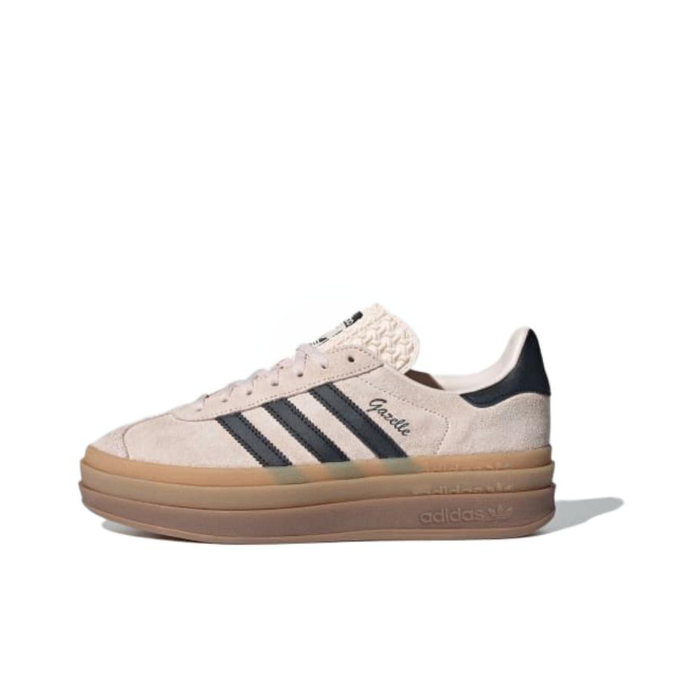 Adidas Shoes Gazelle - Adidas Originals GAZELLE BOLD รองเท้าสเก็ตบอร์ดหุ้มข้อต่ำสำหรับผู้หญิง สีชมพู-น้ำตาล