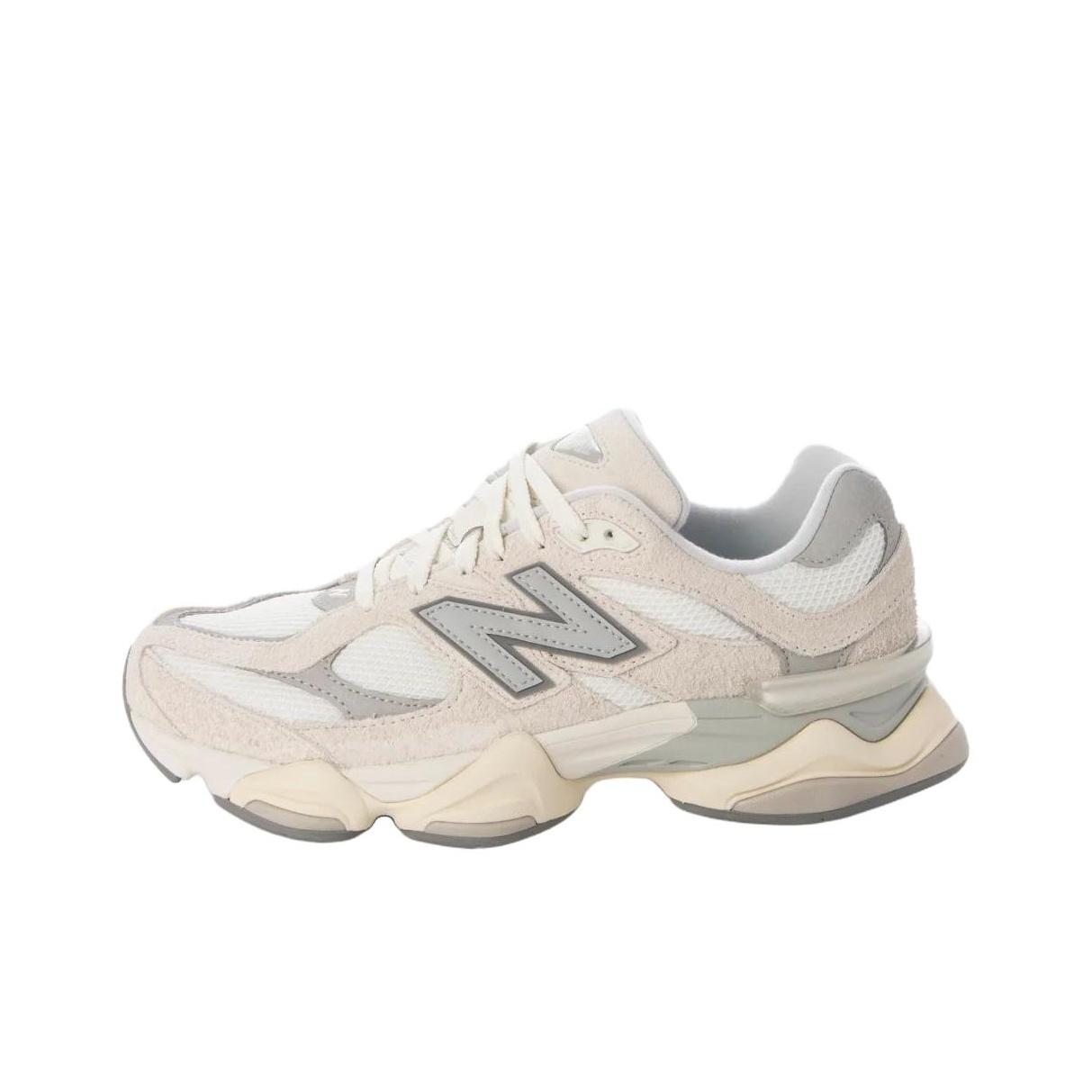 New Balance Shoes 9060 - นิวบาลานซ์ NB 9060 'สีขาวเทา' รองเท้าลำลองทรงเตี้ย ระบายอากาศได้ดี