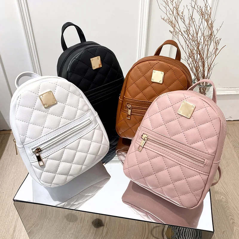 Mini Backpack Purse - กระเป๋าเป้ปักลาย 2021 กระเป๋าผู้หญิงสไตล์เกาหลี กระเป๋าเป้สำหรับสาวๆ แบบชิ้นเดียว ดรอปชิปปิ้ง