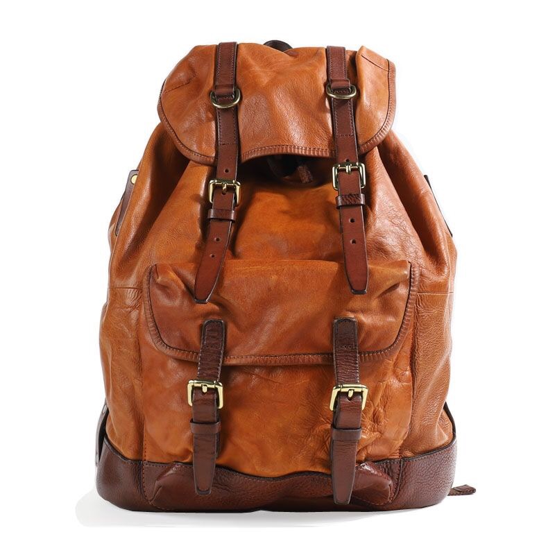 คุณภาพสูง Vintage พับผัก Tanne - Leather Backpack Vintage บทวิจารณ์และราคา