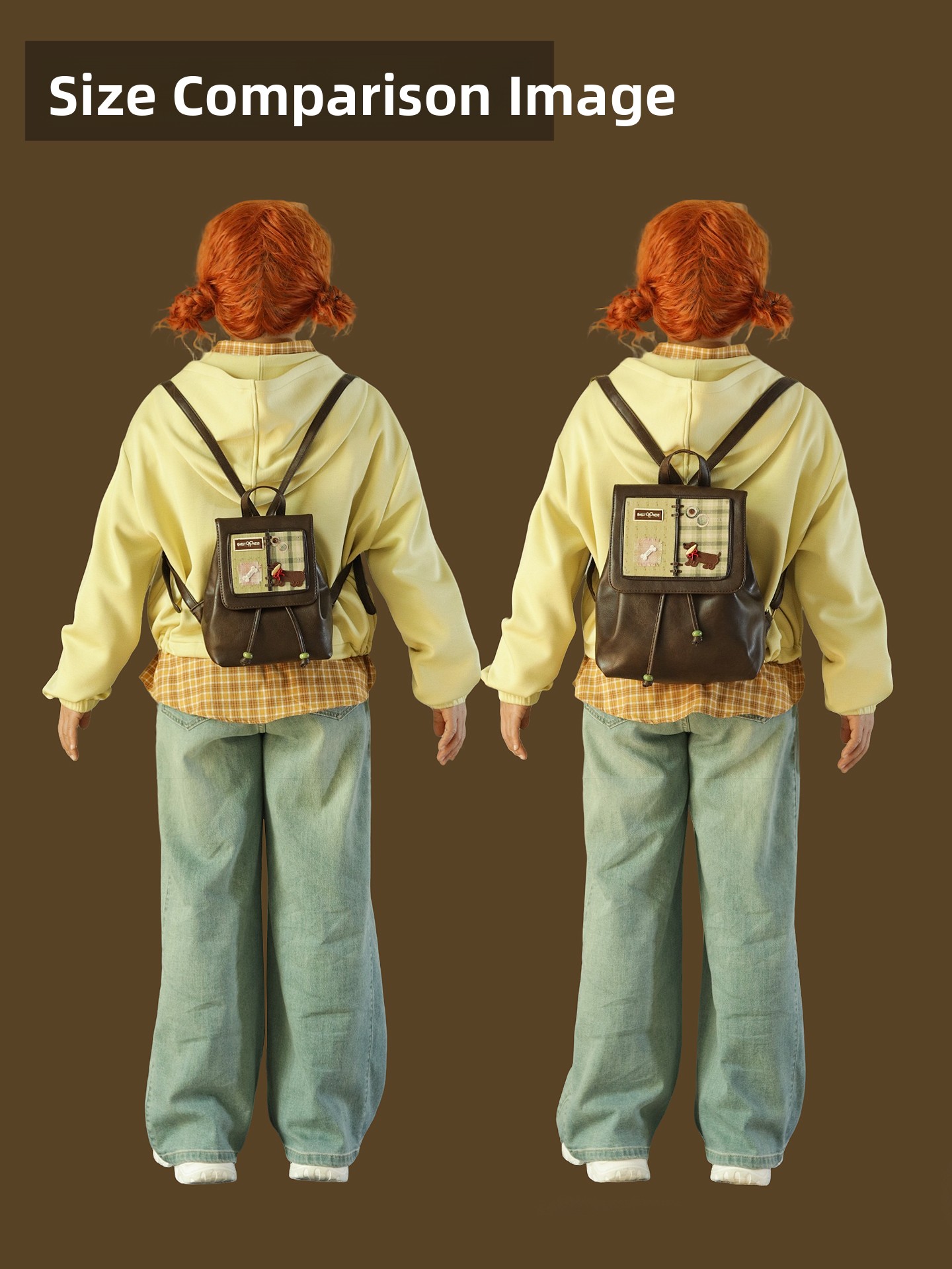 กระเป๋าเป้สะพายหลังหนังนุ่มสไต - Leather Backpack Vintage บทวิจารณ์และราคา