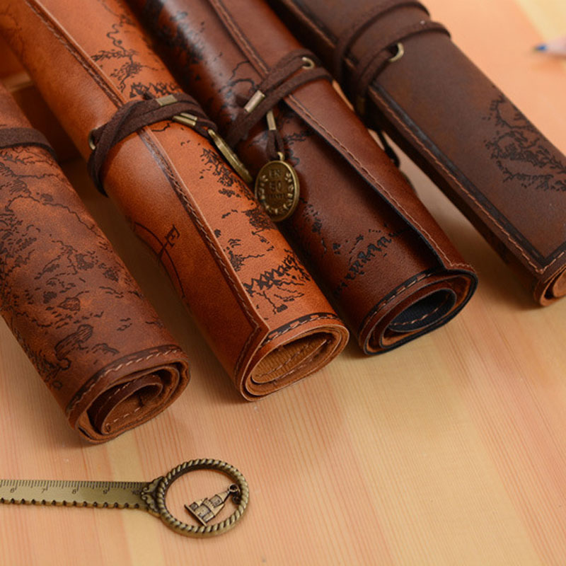 Vintage Retro Treasure แผนที่ด - Leather Backpack Vintage บทวิจารณ์และราคา